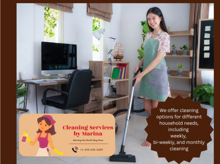 Social media graphic promoting local cleaning services